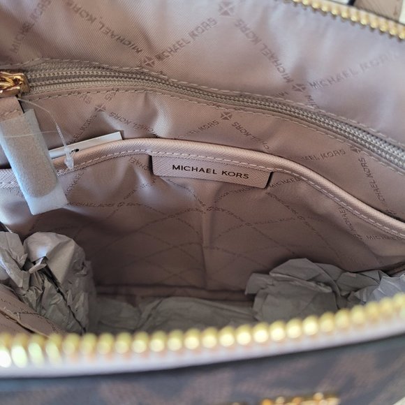 Michael Kors MK Logo Backpack Casual Brown main image 7